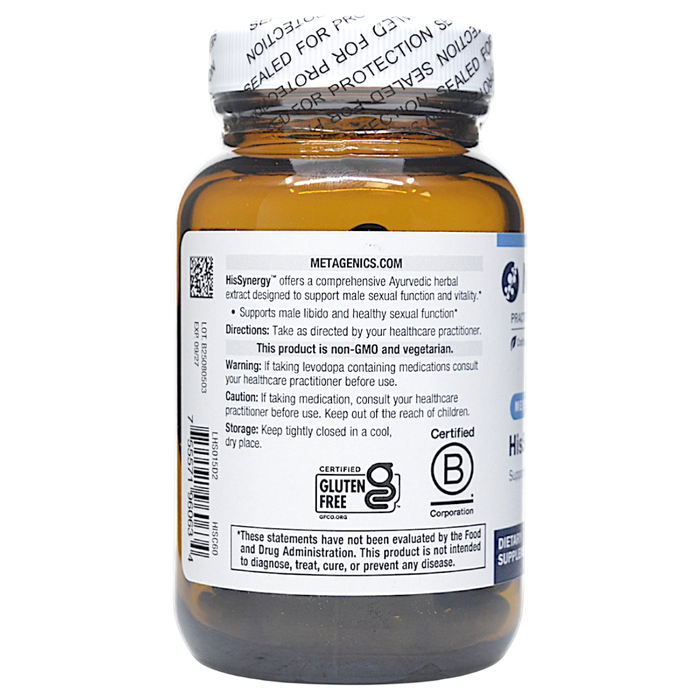 HisSynergy 60 Capsules Directions