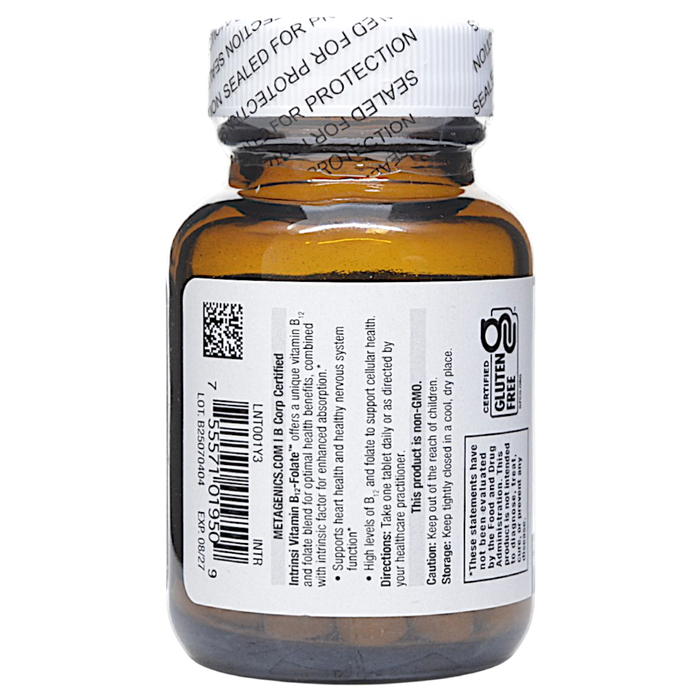 Intrinsi Vitamin B12-Folate 60 tablets Directions