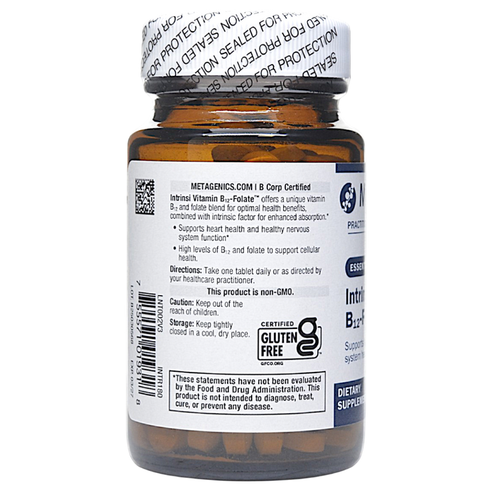 Intrinsi Vitamin B12-Folate 180 tablets Directions