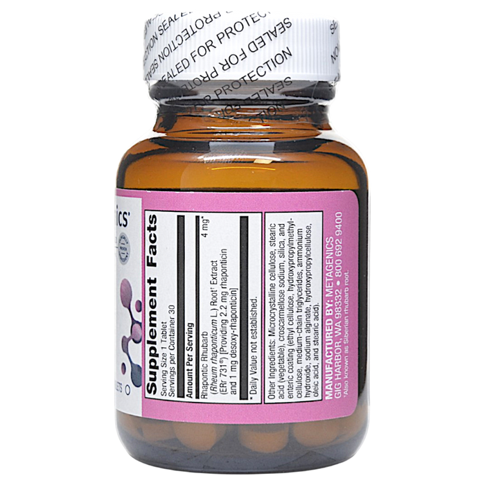 HerWellness Estrovera 30 tablets Supplement Facts