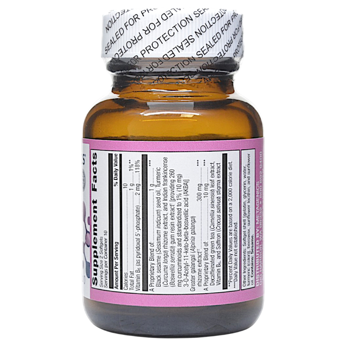 HerWellness Rapid Period Relief 20 softgels Supplement Facts
