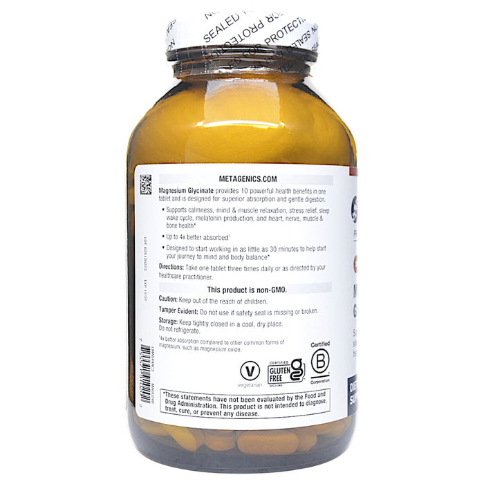 Magnesium Glycinate 100 mg 240 tablets Directions