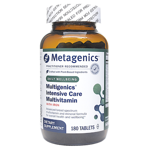 Metagenics, Multigenics Intensive Care with Iron 180 Tablets