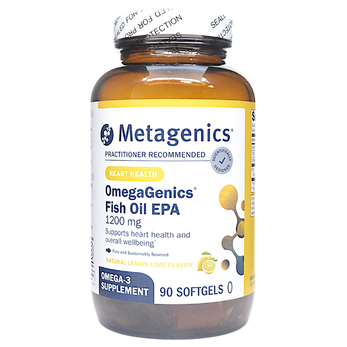 Metagenics, OmegaGenics Fish Oil EPA 1200 mg 90 softgels