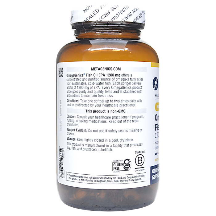 OmegaGenics Fish Oil EPA 1200 mg 90 softgels Directions