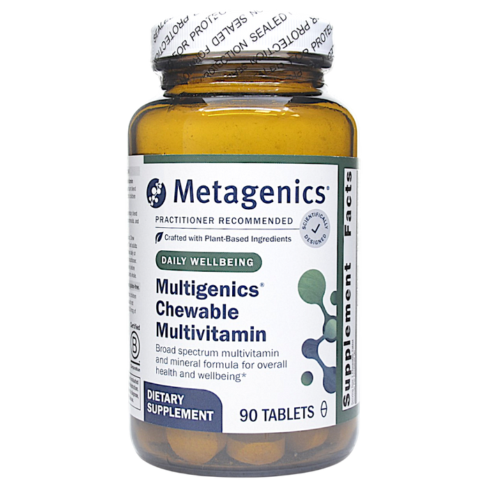 Metagenics, Multigenics Chewable Multivitamin 90 Tablets