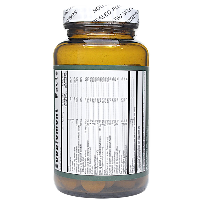 Multigenics Chewable Multivitamin 90 Tablets Supplement Facts