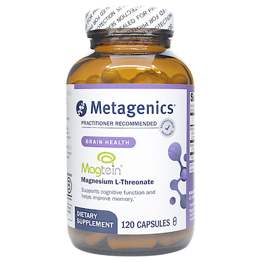 Metagenics, Magtein Magnesium L-Threonate 1300 mg 120 Capsules