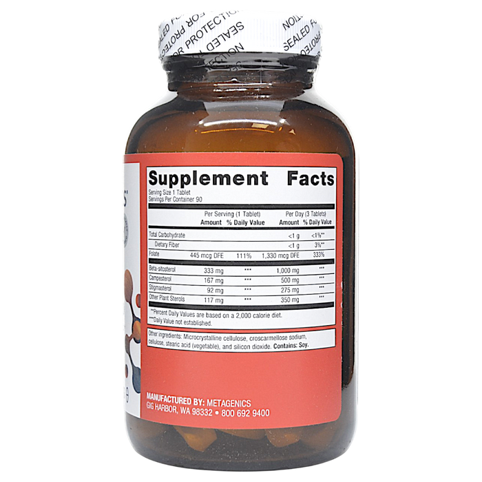 Meta-Sitosterol 2.0 90 Tablets Supplement Facts