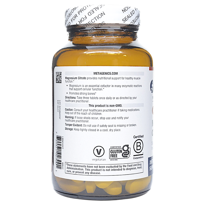 Magnesium Citrate 120 Tablets Directions