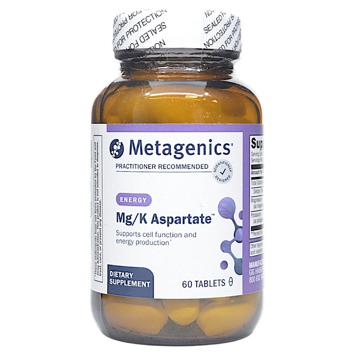 Metagenics, Mg/K Aspartate 60 Tablets