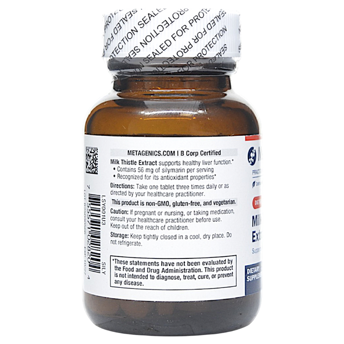 Milk Thistle Extract 112 mg 90 Tablets Directions