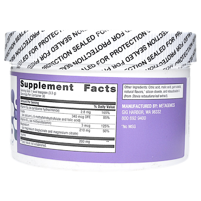 MagActive Magnesium Relax Powder 99 g Supplement Facts