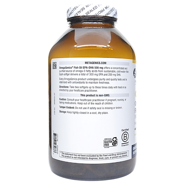 OmegaGenics Fish Oil EPA-DHA 500 mg 240 softgels Directions