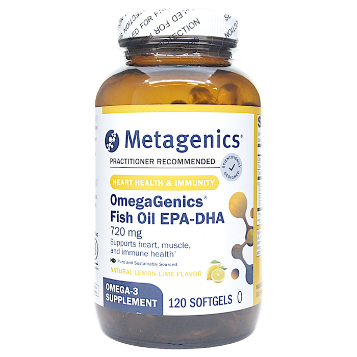 Metagenics, OmegaGenics Fish Oil EPA-DHA 720 mg 120 softgels