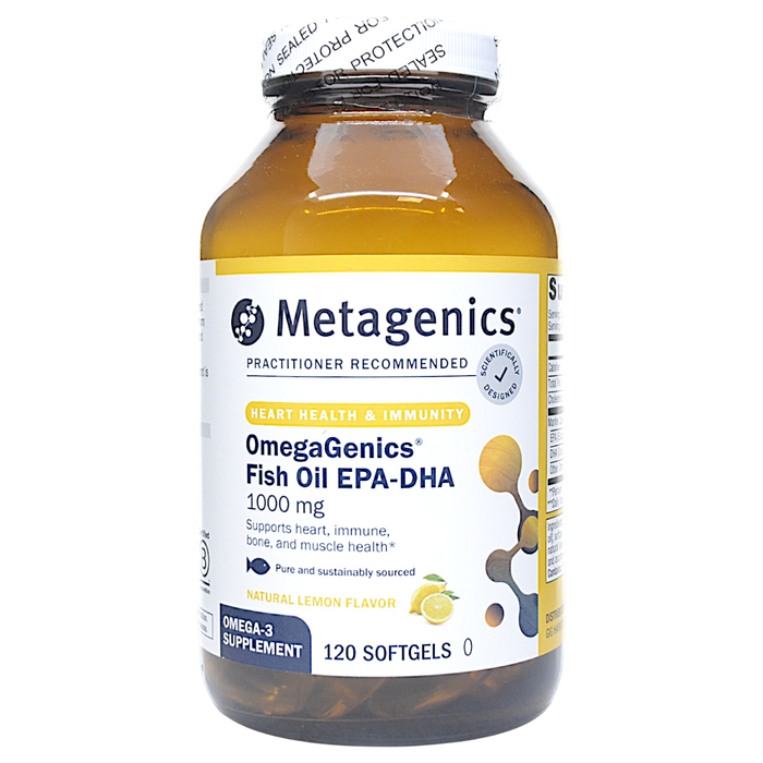 Metagenics, OmegaGenics Fish Oil EPA-DHA 1000 mg 120 softgels