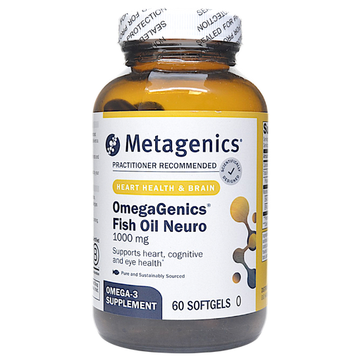 Metagenics, OmegaGenics Fish Oil Neuro 1000 mg 60 Softgels