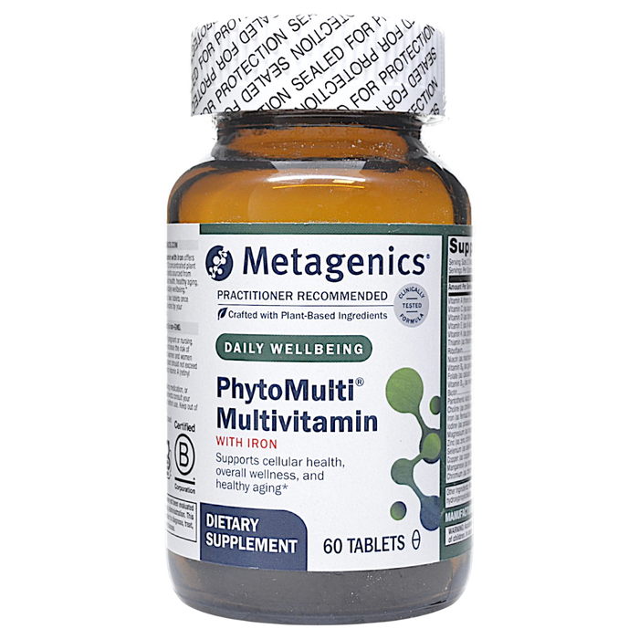 Metagenics, PhytoMulti Multivitamin with Iron 60 Tablets