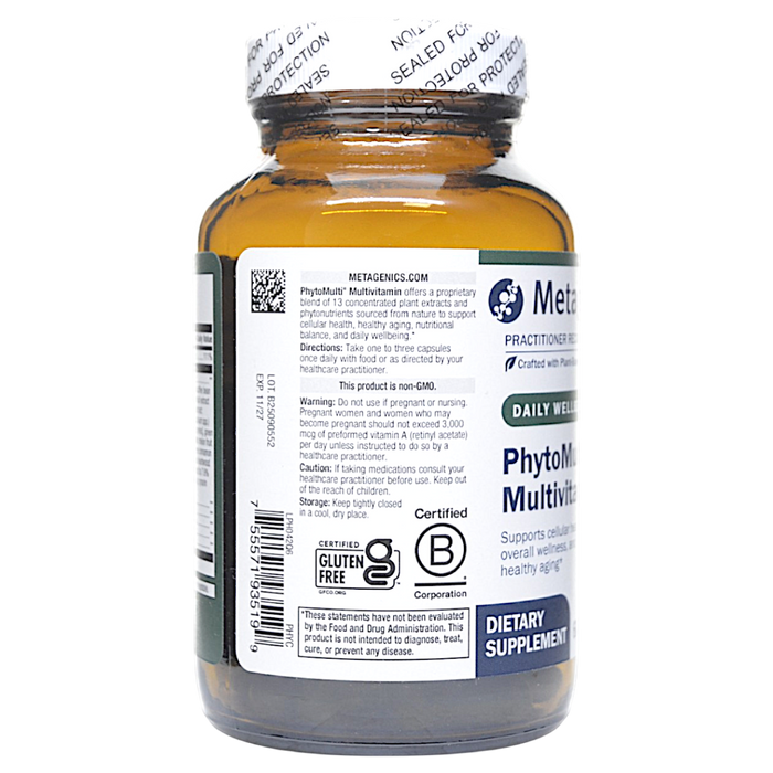 PhytoMulti Multivitamin 60 Capsules Directions