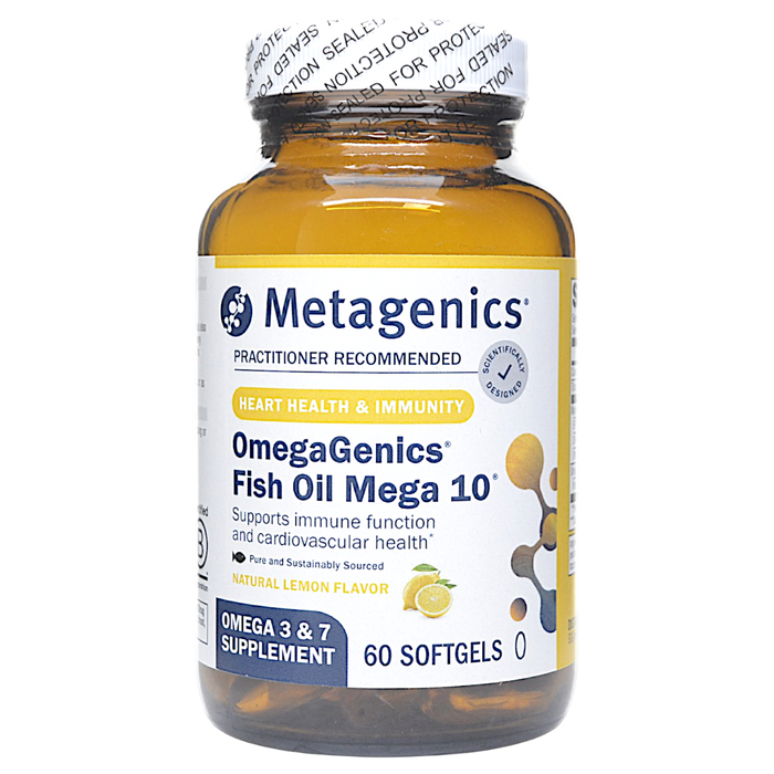 Metagenics, OmegaGenics Fish Oil Mega 10 60 Softgels