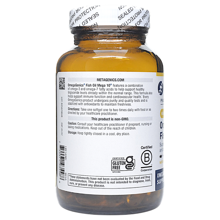 OmegaGenics Fish Oil Mega 10 60 Softgels Directions