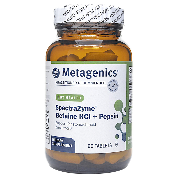 Metagenics, SpectraZyme Betaine HCI + Pepsin 90 tablets