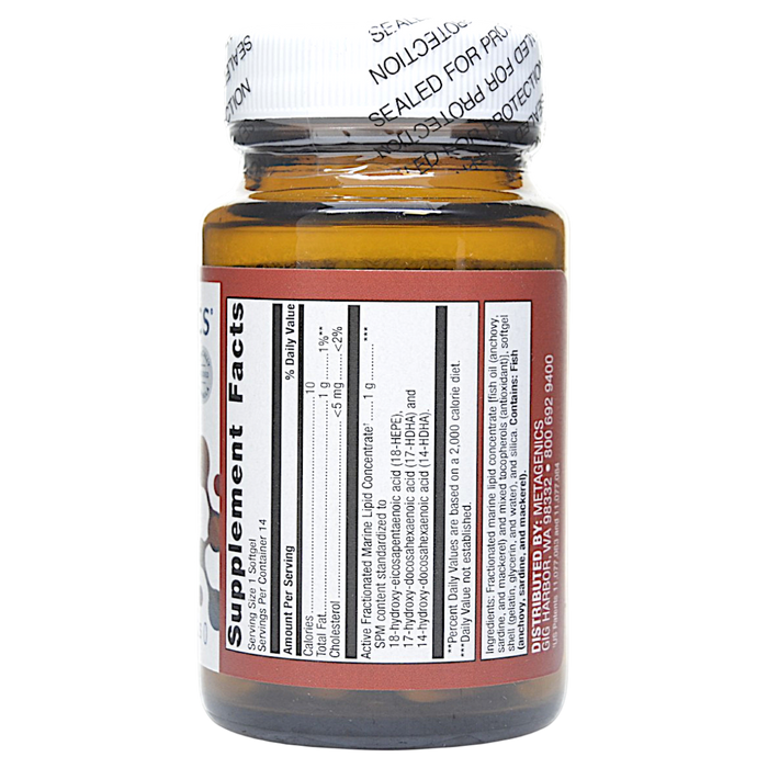 SPM Active One Daily 14 softgels Supplement Facts