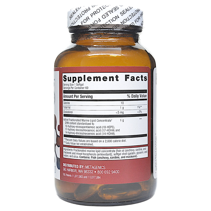 SPM Active One Daily 60 softgels Supplement Facts