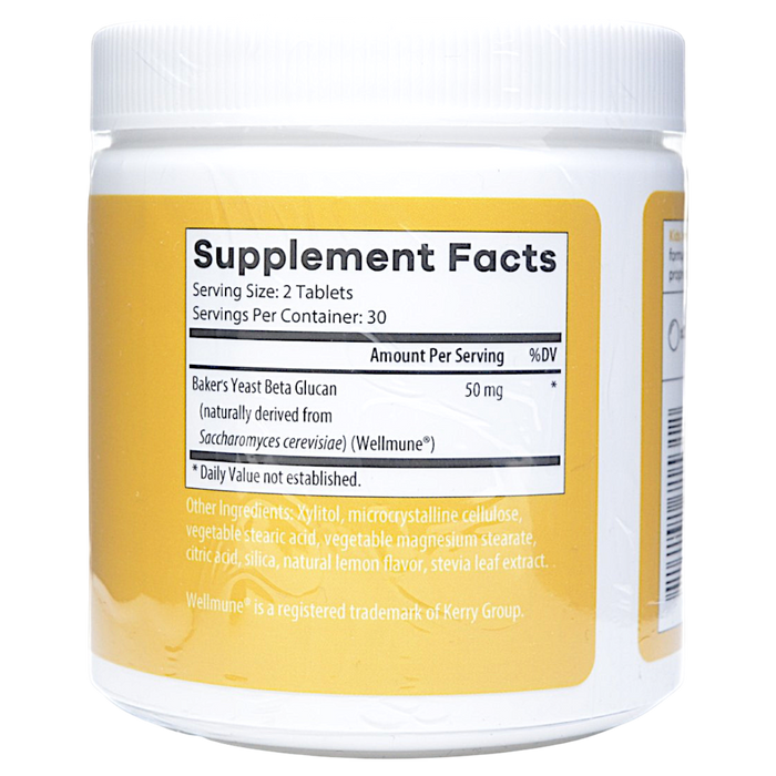 Kids Immunity Lemon 60 chewable tablets Supplement Facts