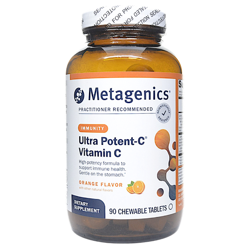 Metagenics, Ultra Potent-C Vitamin C 250 mg 90 Chewable Tablets