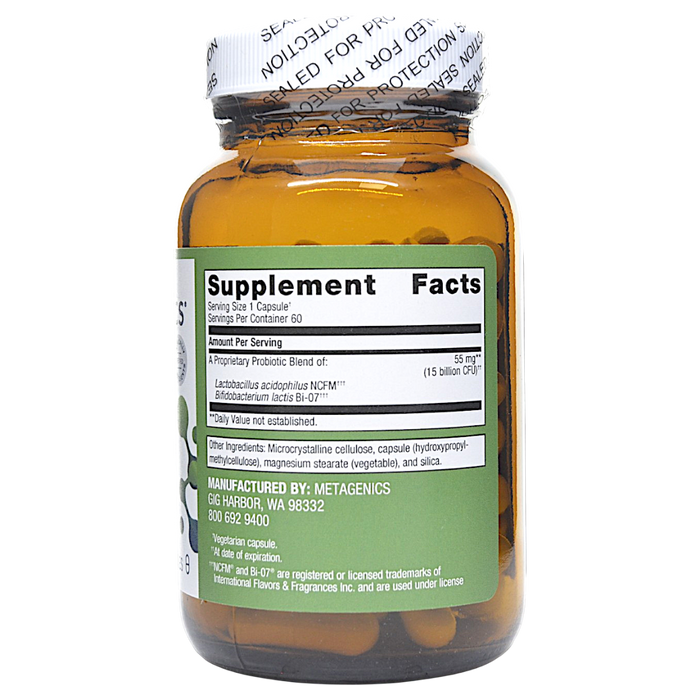 UltraFlora Balance Probiotic 60 capsules Supplement Facts