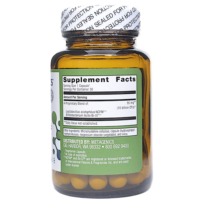 UltraFlora Balance Probiotic 30 capsules Supplement Facts