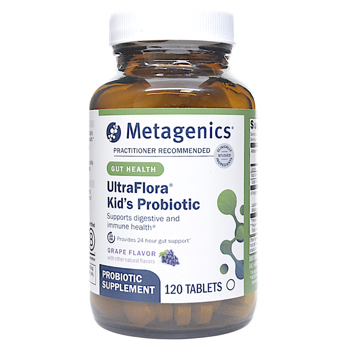Metagenics, UltraFlora Kids Probiotic 120 chewable tablets