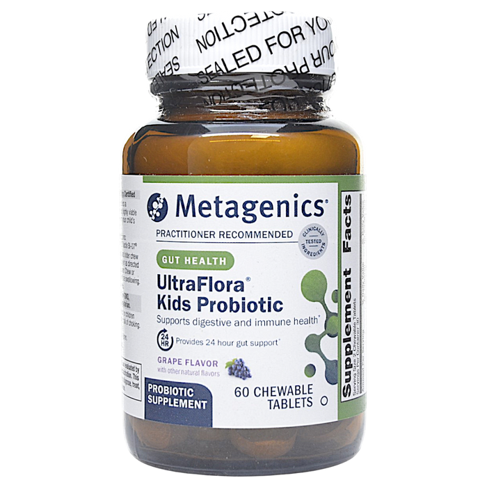 Metagenics, UltraFlora Kids Probiotic 60 chewable tablets