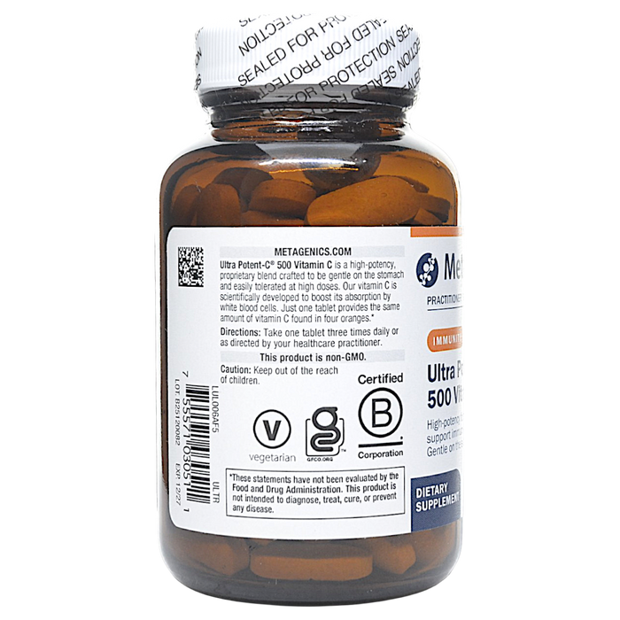 Ultra Potent-C 500 Vitamin C 90 Tablets Directions