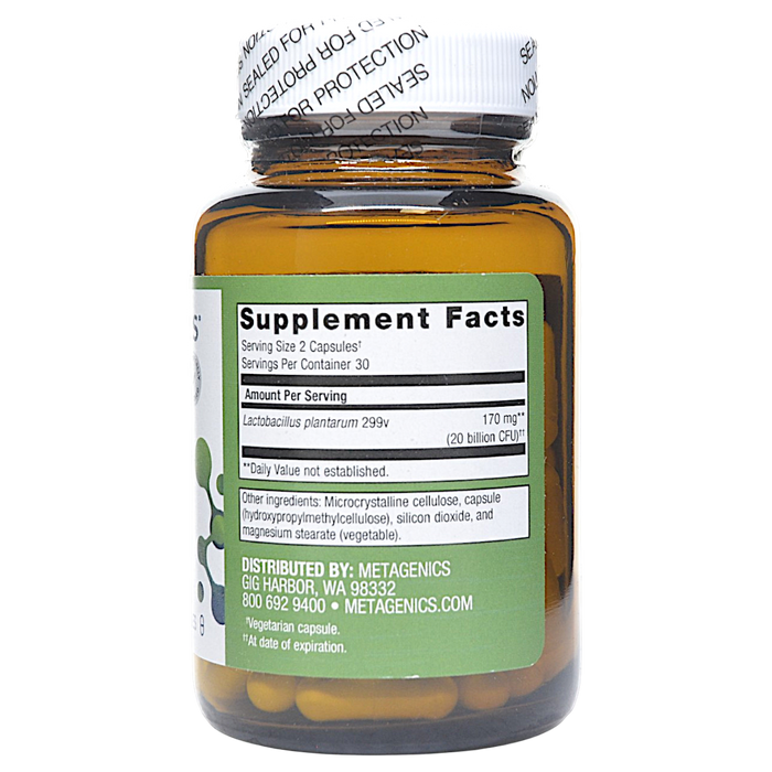 UltraFlora Intensive Care Probiotic 60 Capsules Supplement Facts