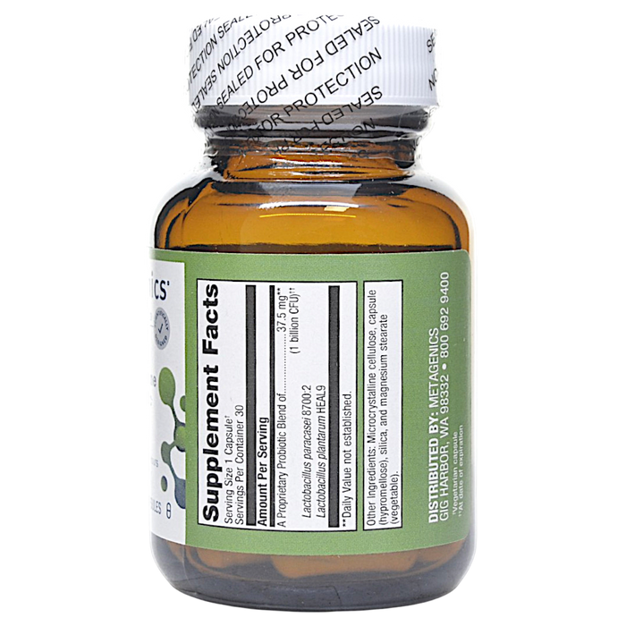 UltraFlora Immune Booster Probiotic 30 Capsules Supplement Facts