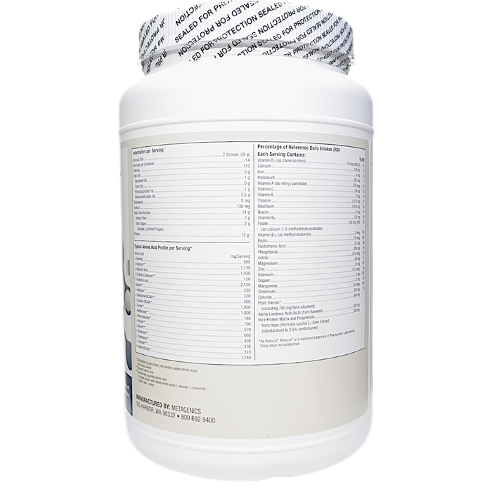 UltraMeal Cardio 360° Chocolate 14 Servings Supplement Facts