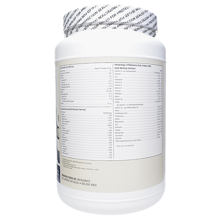 UltraMeal Advanced Protein French Vanilla 14 Servings Supplement Facts