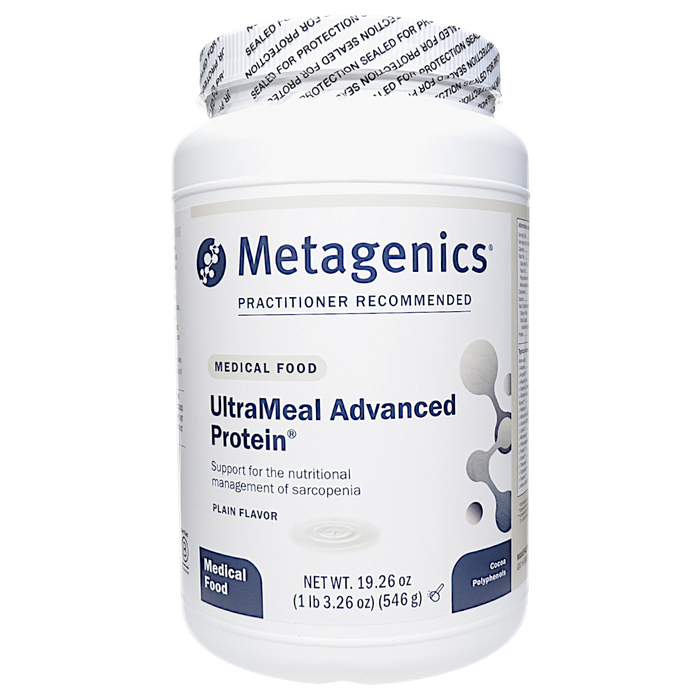 Metagenics, UltraMeal Advanced Protein Plain 14 Servings