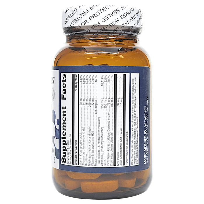 Vitamin B-Complex 60 tablets Supplement Facts