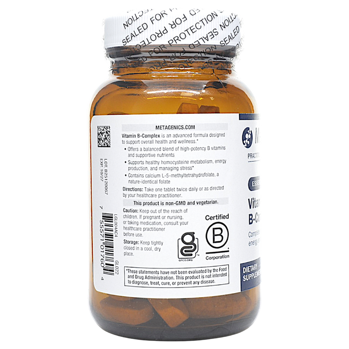 Vitamin B-Complex 60 tablets Directions