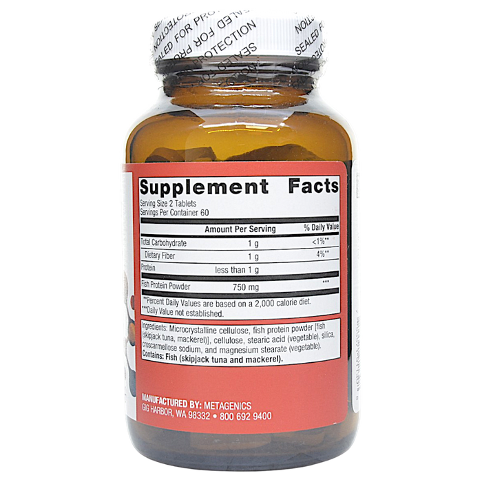 Vasotensin 120 Tablets Supplement Facts