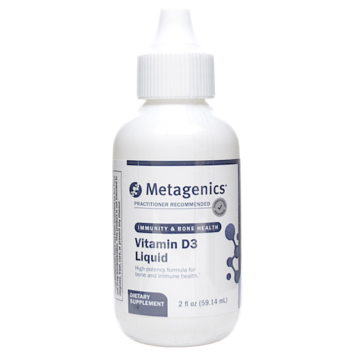 Metagenics, Vitamin D3 Liquid Mint 2 oz