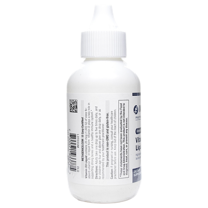 Vitamin D3 Liquid Mint 2 oz Directions