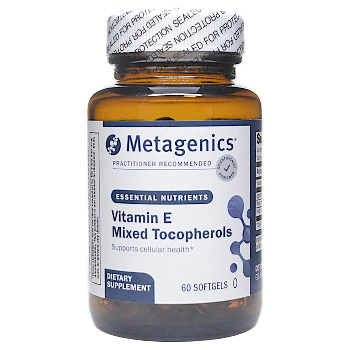 Metagenics, Vitamin E Mixed Tocopherols 60 Softgels