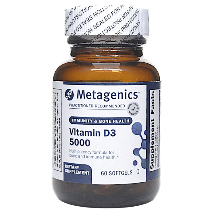 Metagenics, Vitamin D3 5000 60 softgels