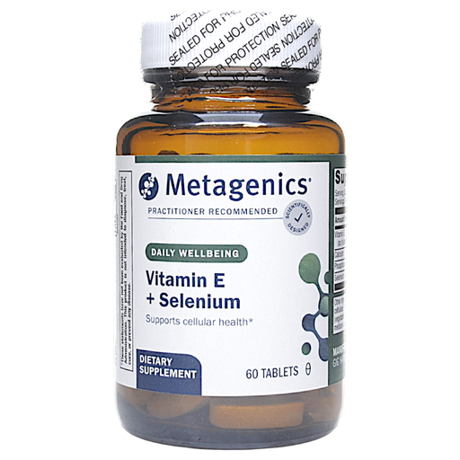 Metagenics, Vitamin E + Selenium 60 Tablets