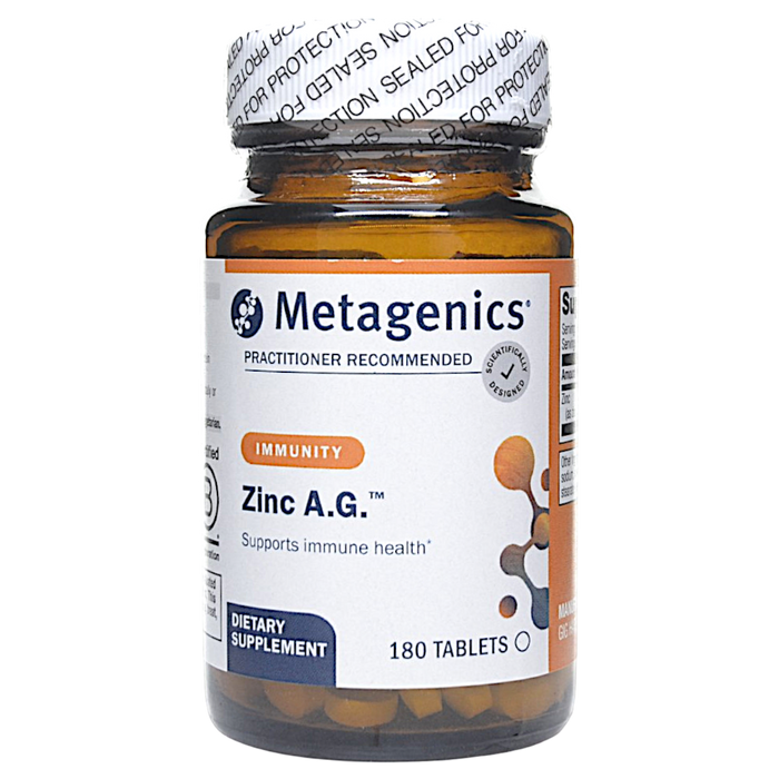 Metagenics, Zinc A.G. 20 mg 180 tablets