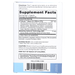 CT-Biotic 60 capsules Supplement Facts